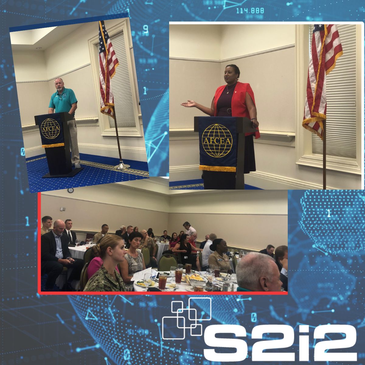 S2i2 at the AFCEA Hampton Roads chapter meeting featuring USMC HQ Deputy CIO IC4 Renata Spinks